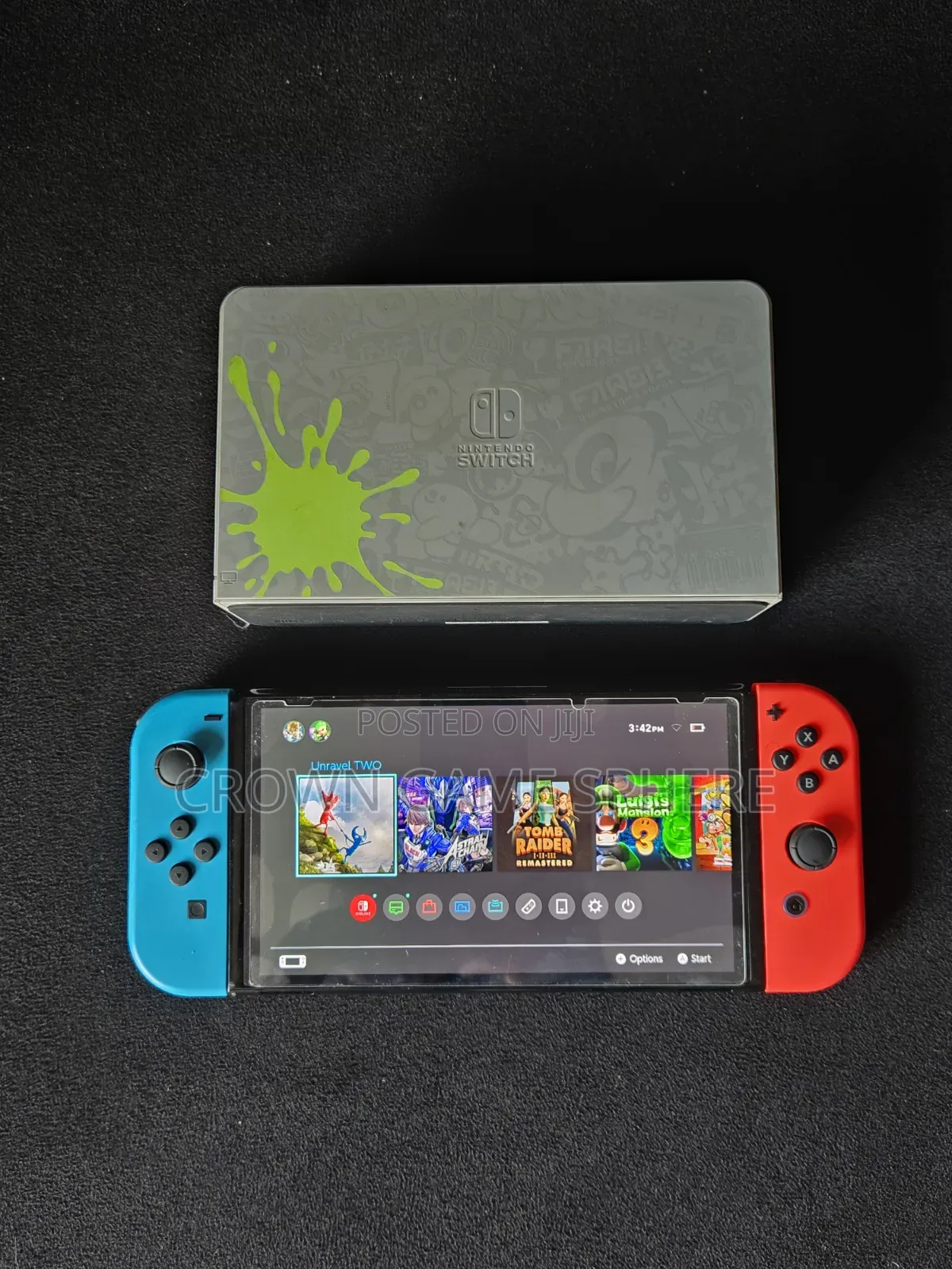 Clean Hacked Nintendo Switch Oled With 5 Games and Dock for Sale
