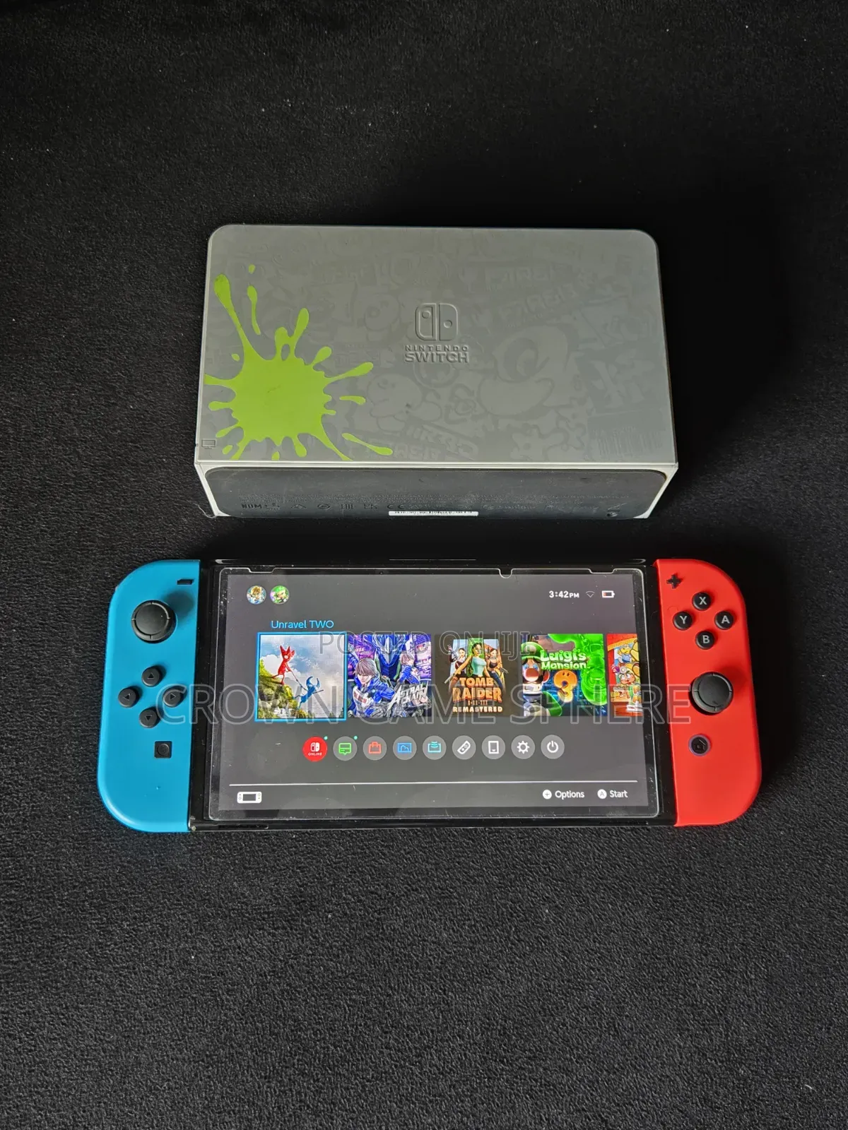 Clean Hacked Nintendo Switch Oled With 5 Games and Dock for Sale