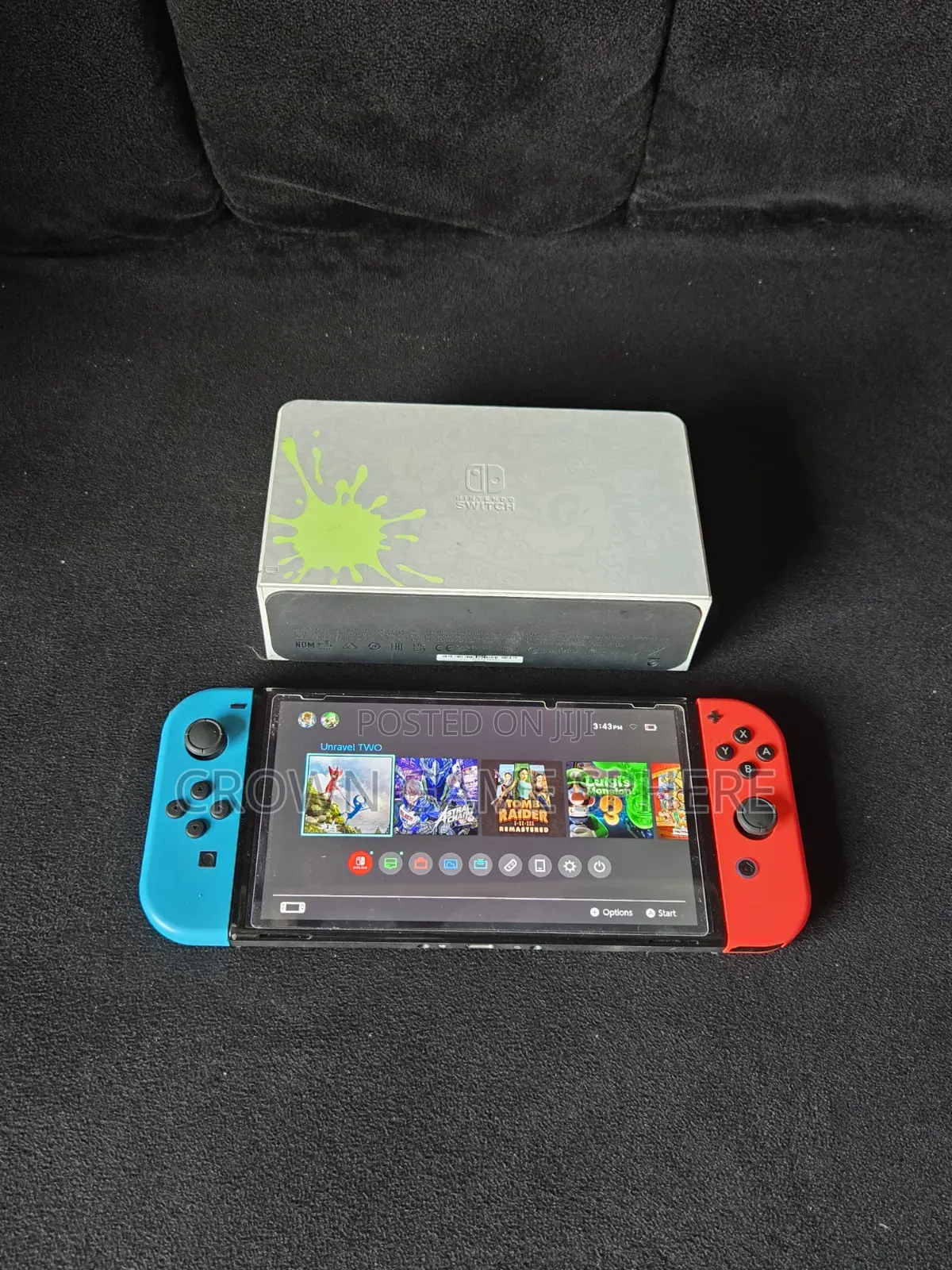 Clean Hacked Nintendo Switch Oled With 5 Games and Dock for Sale