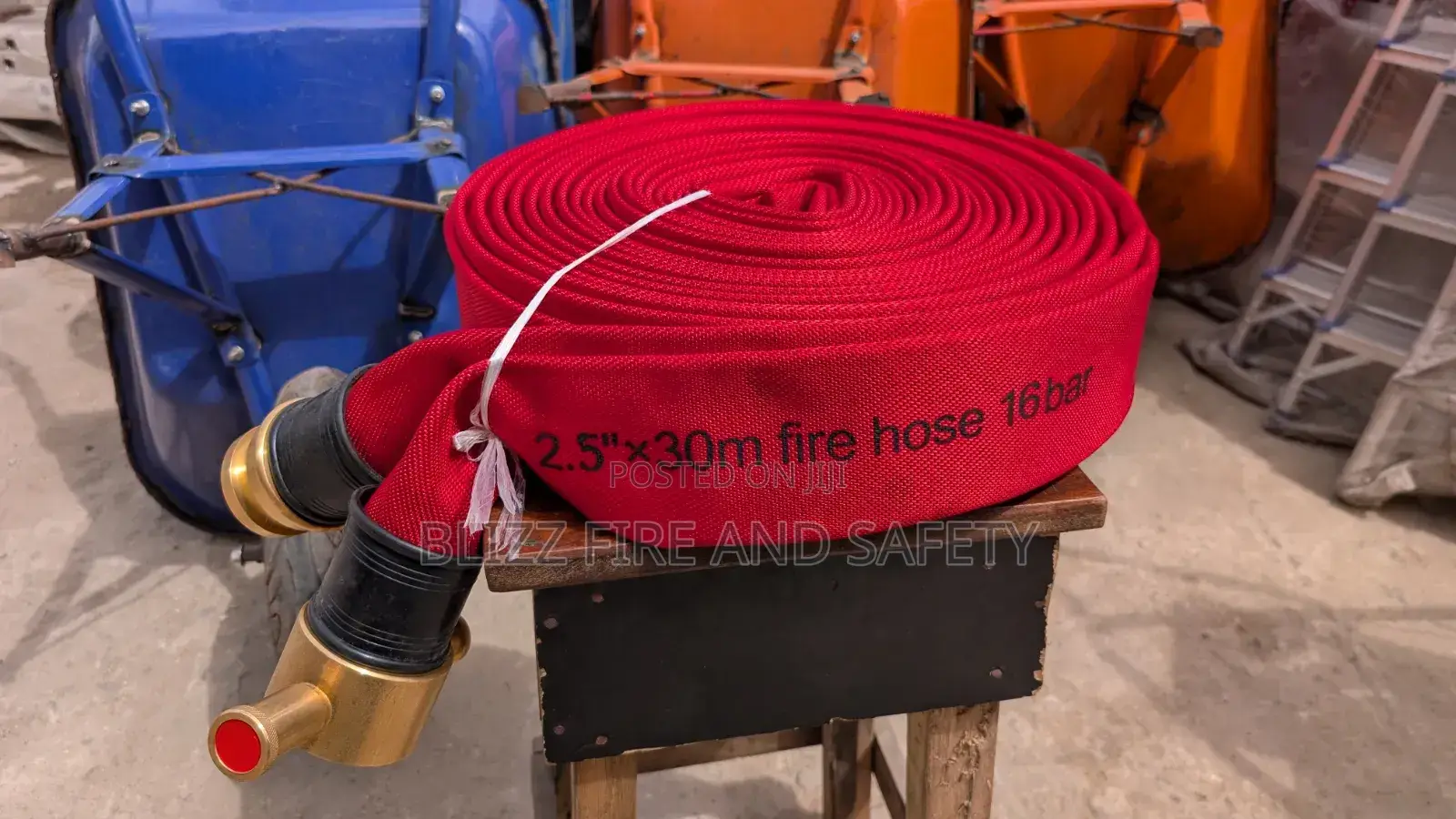 Canvas Hose 2.5" By 30meter (16bar) Brass Coupling