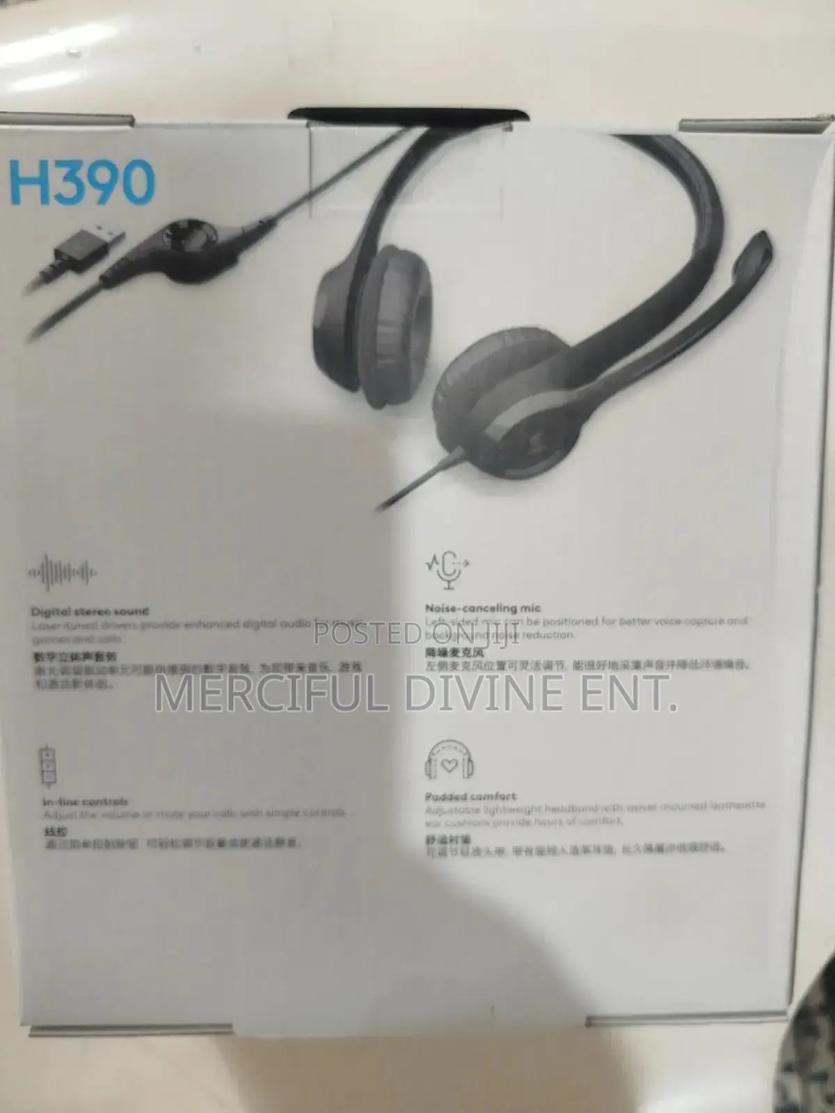 Logitech H390 Headset Usb