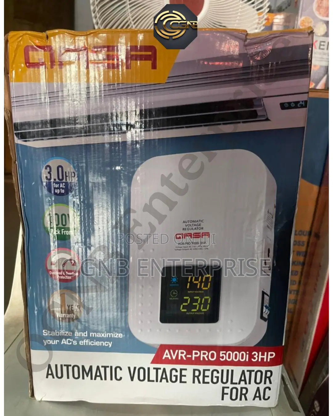 Qasa 5000kva Automatic Voltage Regulator Wall Avr