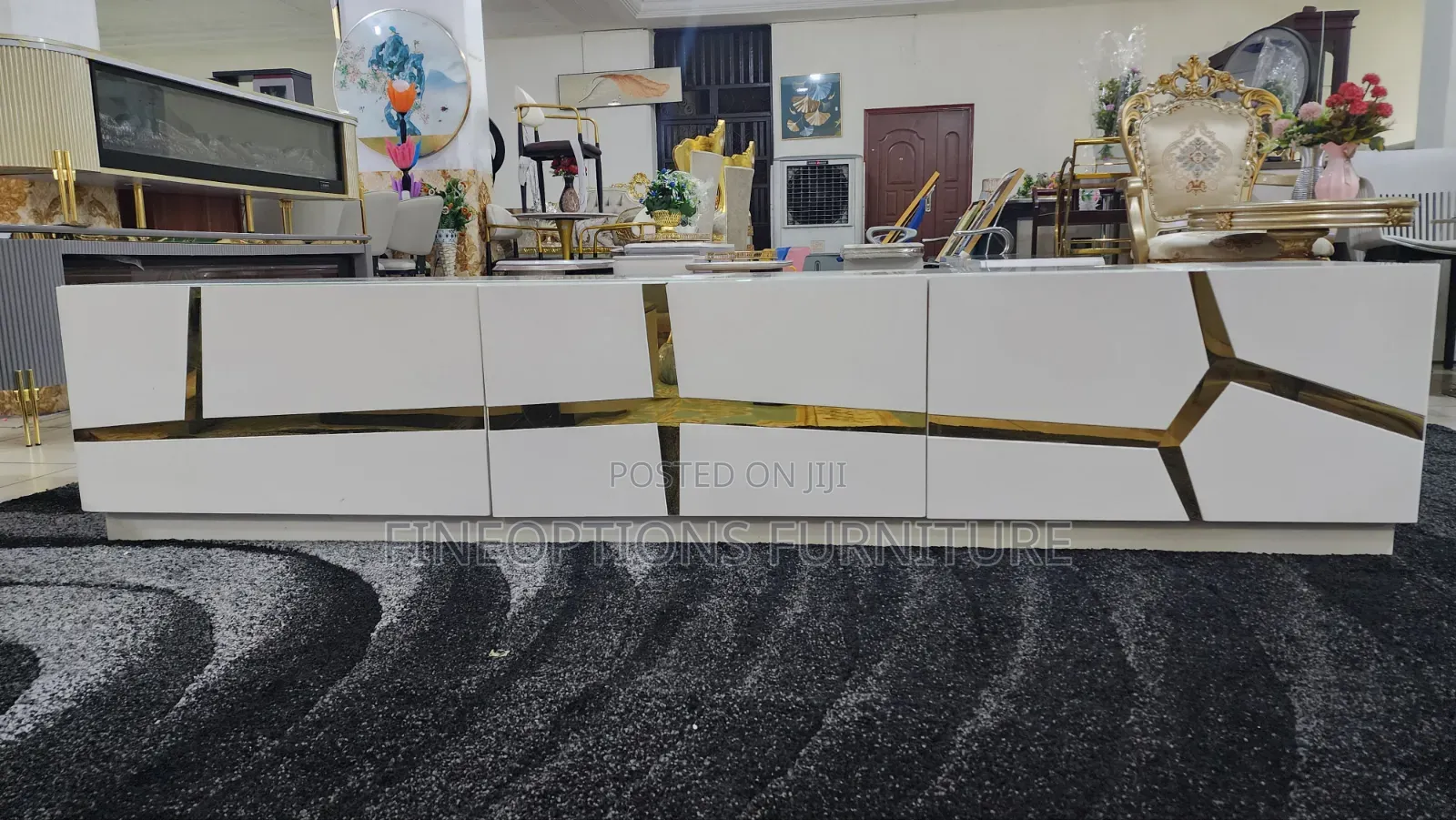 The Gold Tv Console
