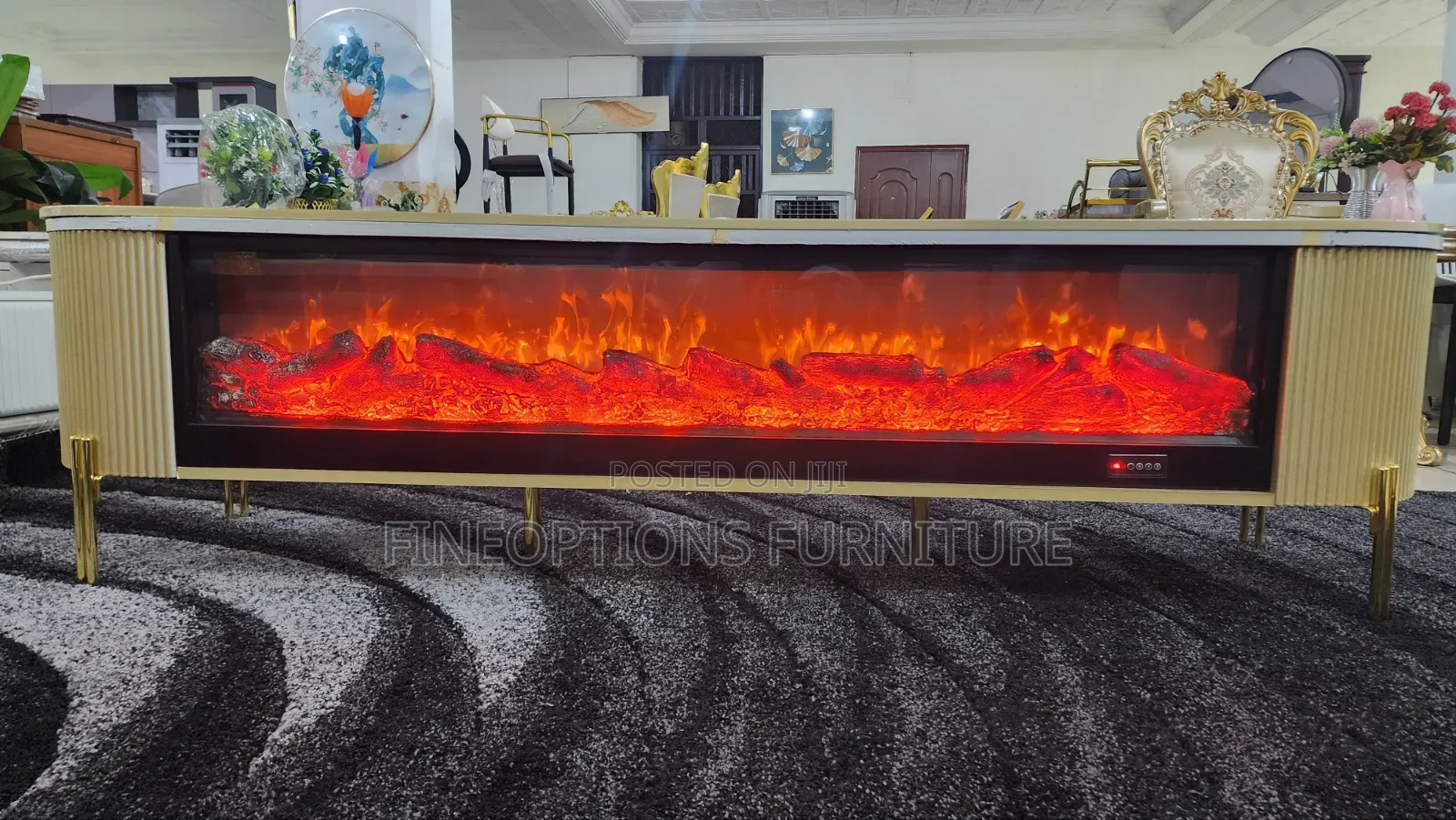 Electric Fireplace Tv Console