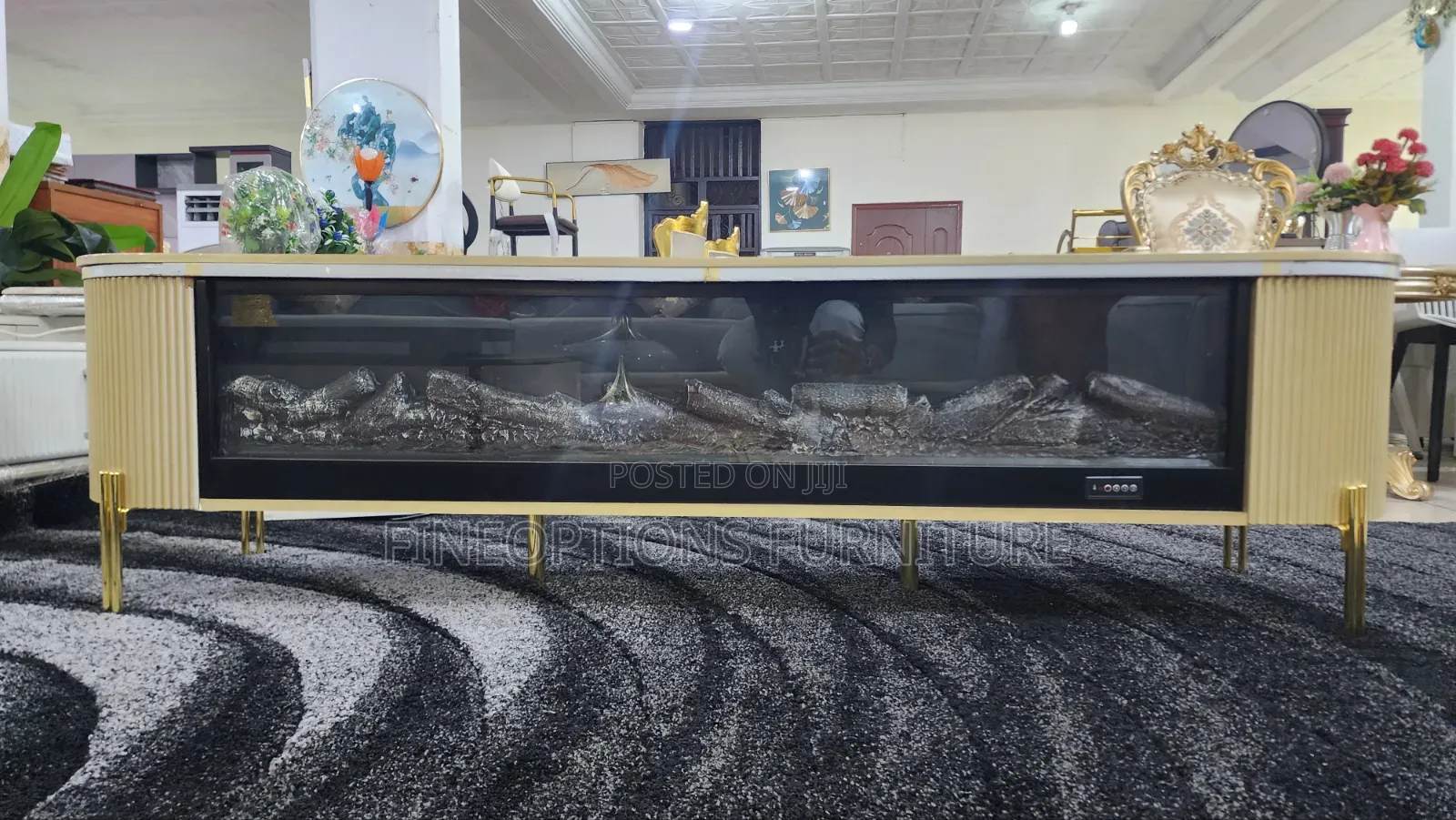 Electric Fireplace Tv Console