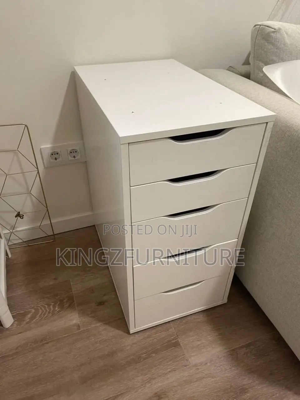 Wood Drawer Cabinet 5 Step