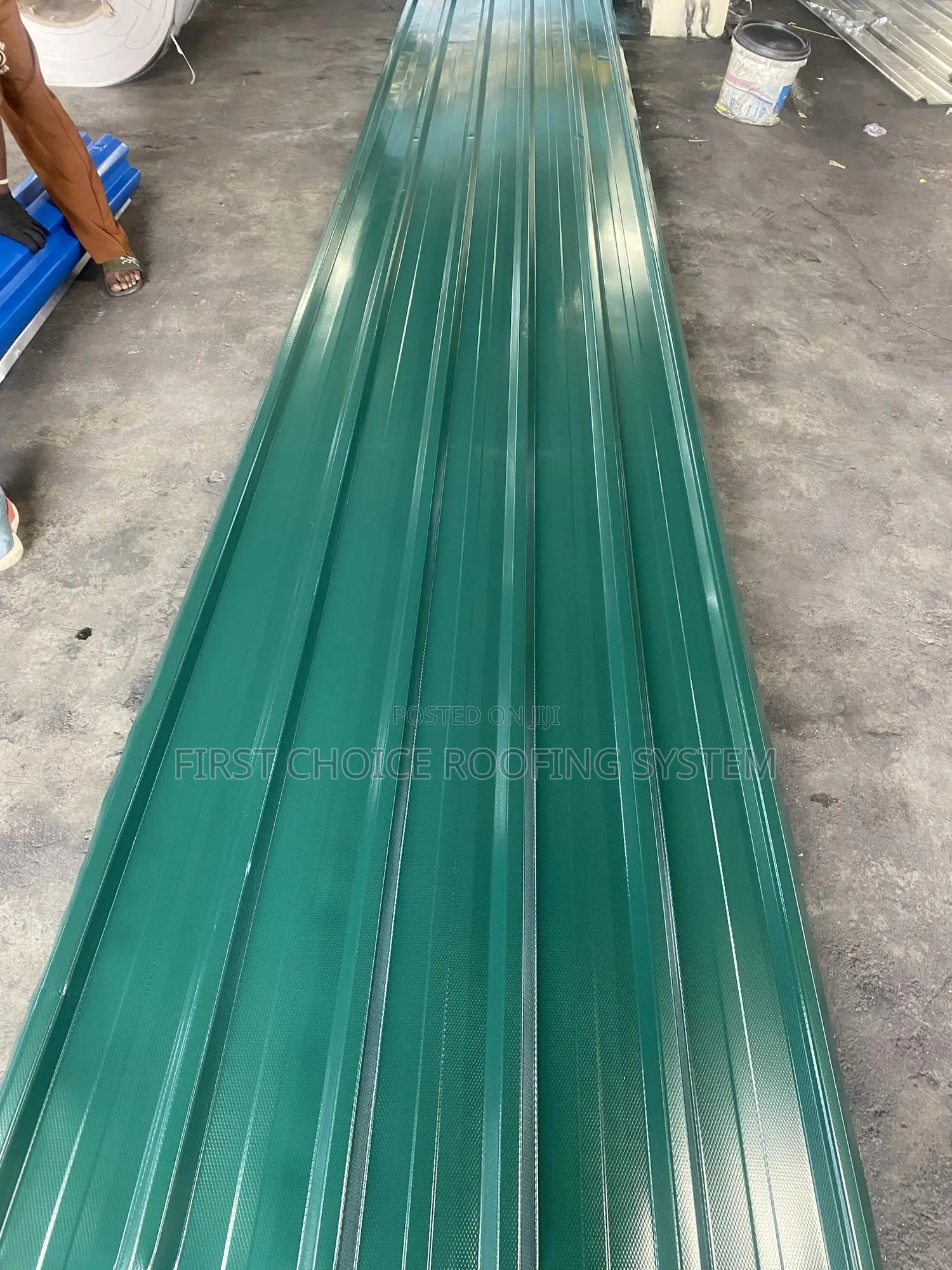 Corrugation of Bush Green Roofing Sheet
