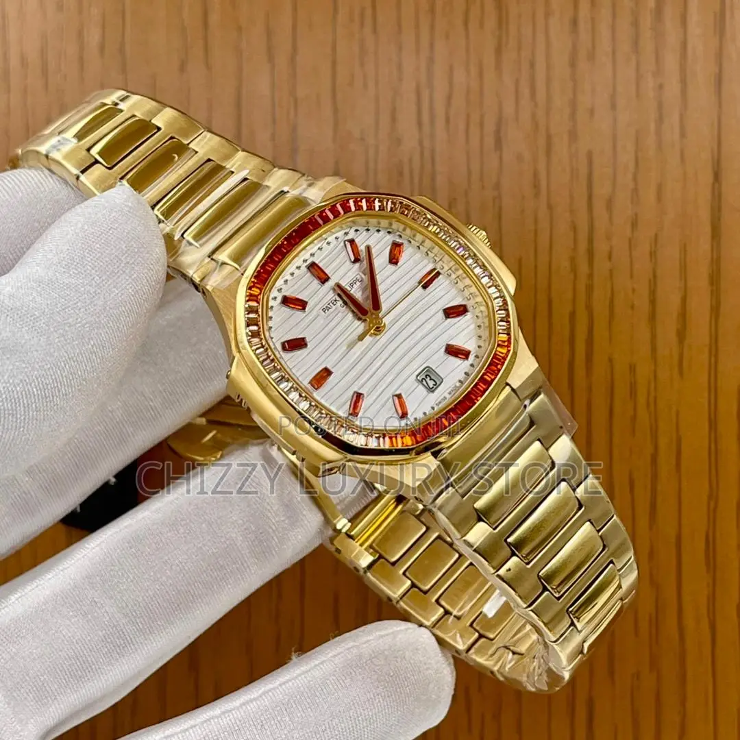 Patek Philippe W Quality Luxury Ladies Iced Face Wristwatch