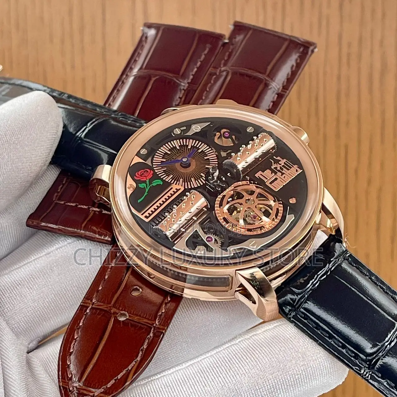 Jacob and Co Quality Luxury Men Automatic Engine Wristwatch