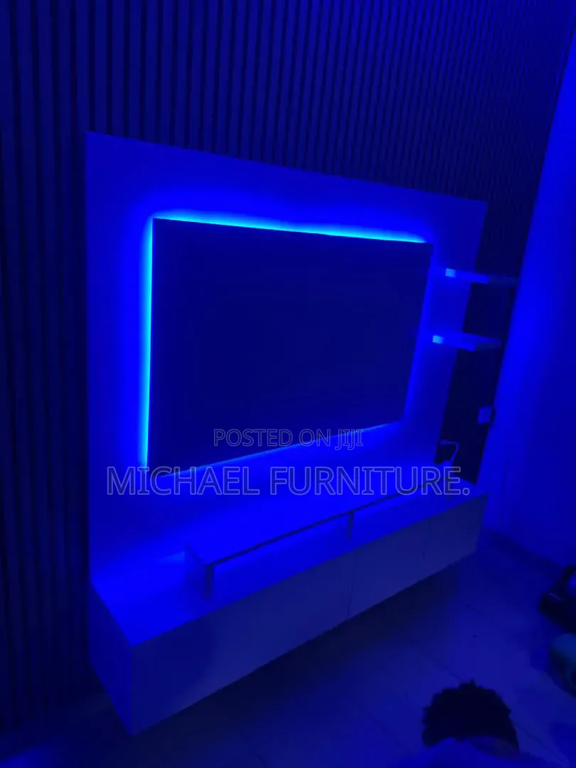 Bluish Top Tier 5 by 6 Tv Console