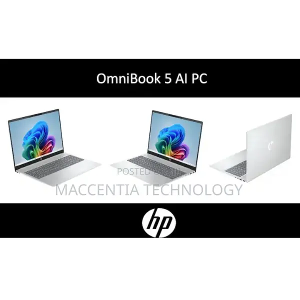 New Laptop HP OmniBook 5 16" 16GB Intel Core Ultra 5 SSD 1T