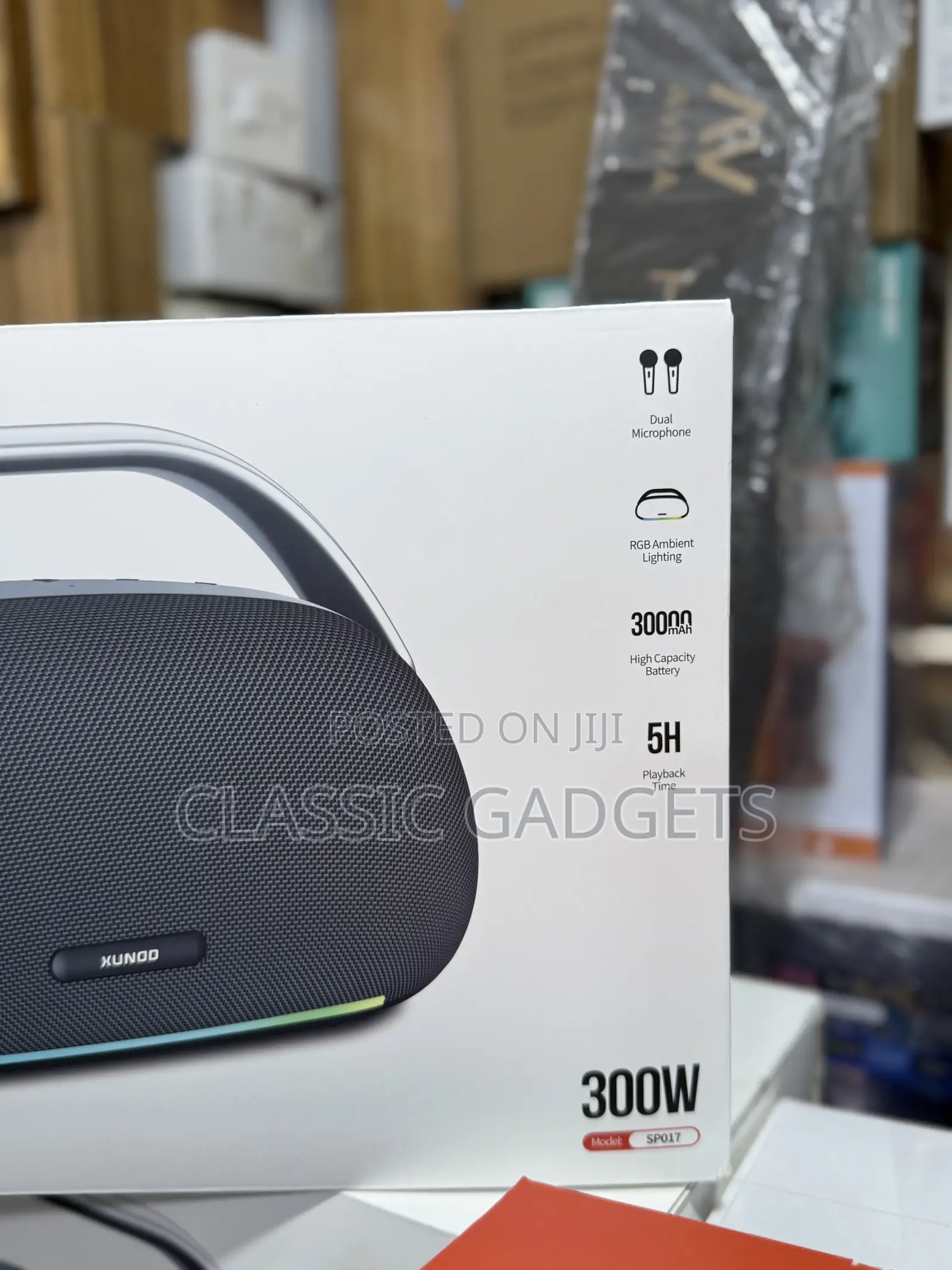 Xundd Sp017 300w Wireless Karaoke Speaker With Dual Microphone
