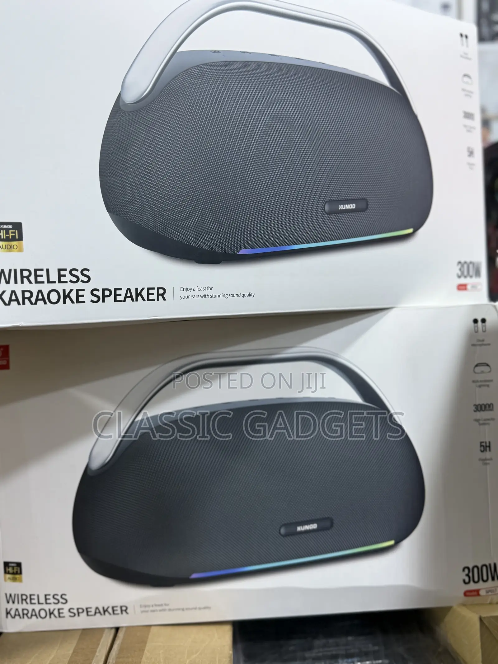 Xundd Sp017 300w Wireless Karaoke Speaker With Dual Microphone