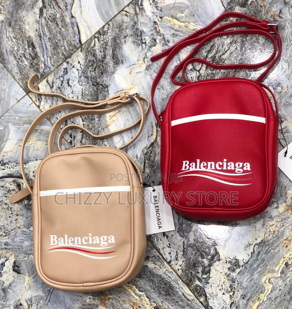 Balenciaga Quality Luxury Men Genuine Cross Bag