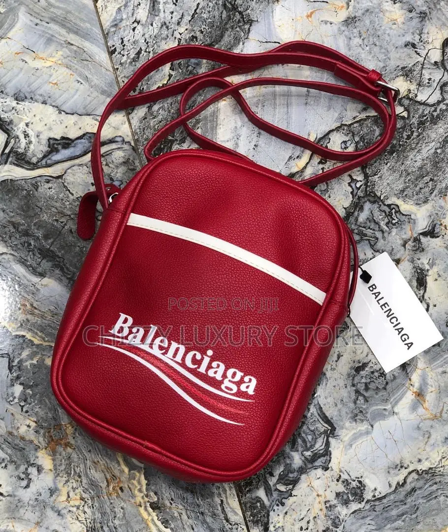 Balenciaga Quality Luxury Men Genuine Cross Bag