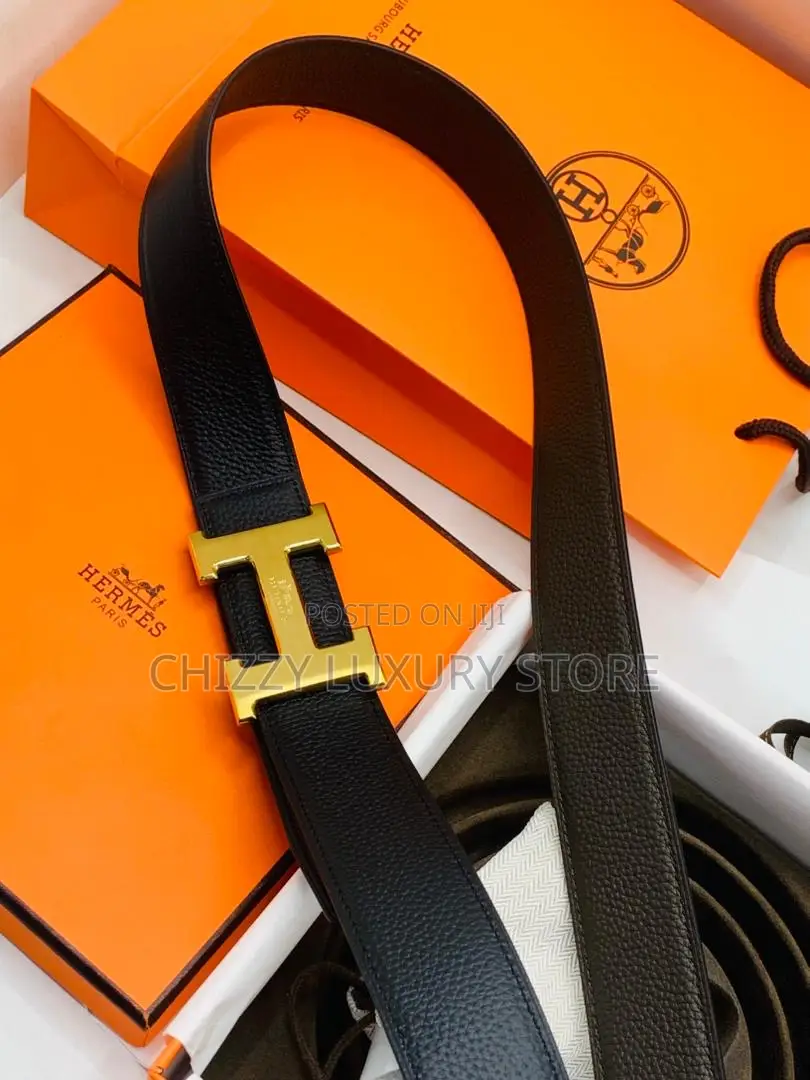 Hermes Quality Luxury Men Genuine Leather Belt