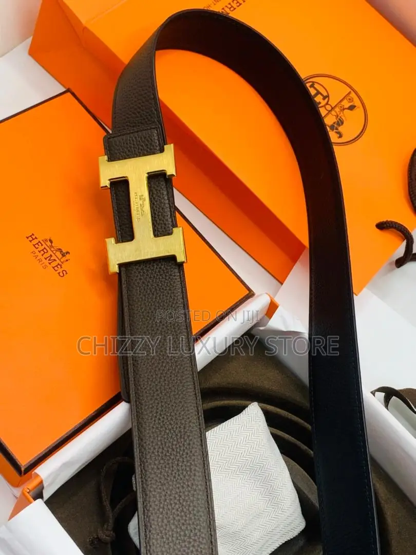 Hermes Quality Luxury Men Genuine Leather Belt