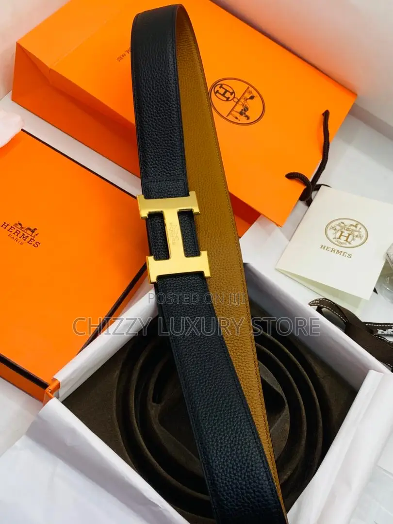 Hermes Quality Luxury Men Genuine Leather Belt