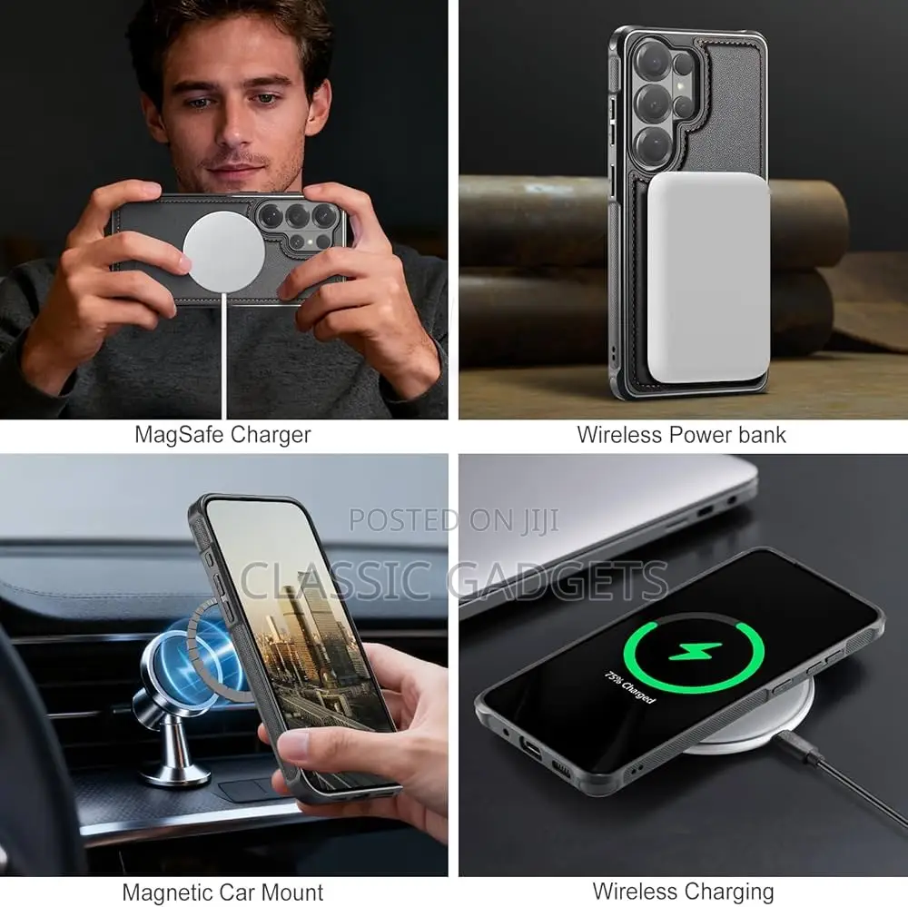 2 in 1 Detachable Magnetic Case With Card Holder for Galaxy S26 Ultra
