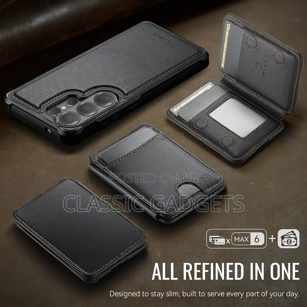 2 in 1 Detachable Magnetic Case With Card Holder for Galaxy S26 Ultra