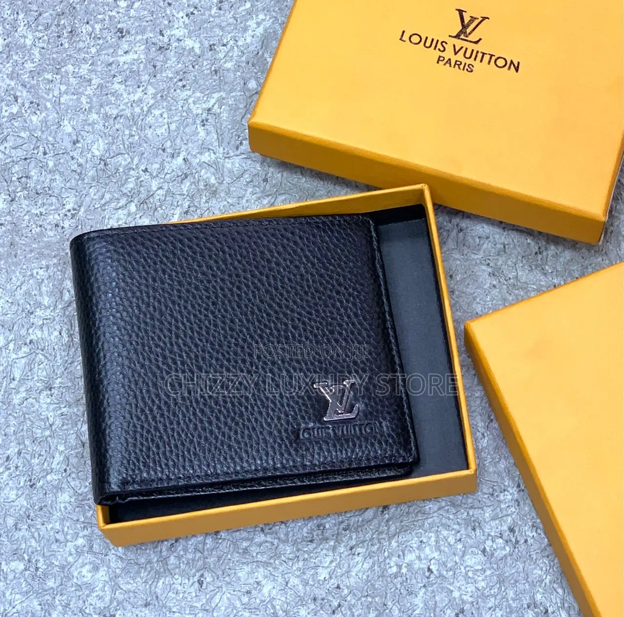 Louis Vuitton Quality Luxury Men Genuine Leather Wallet