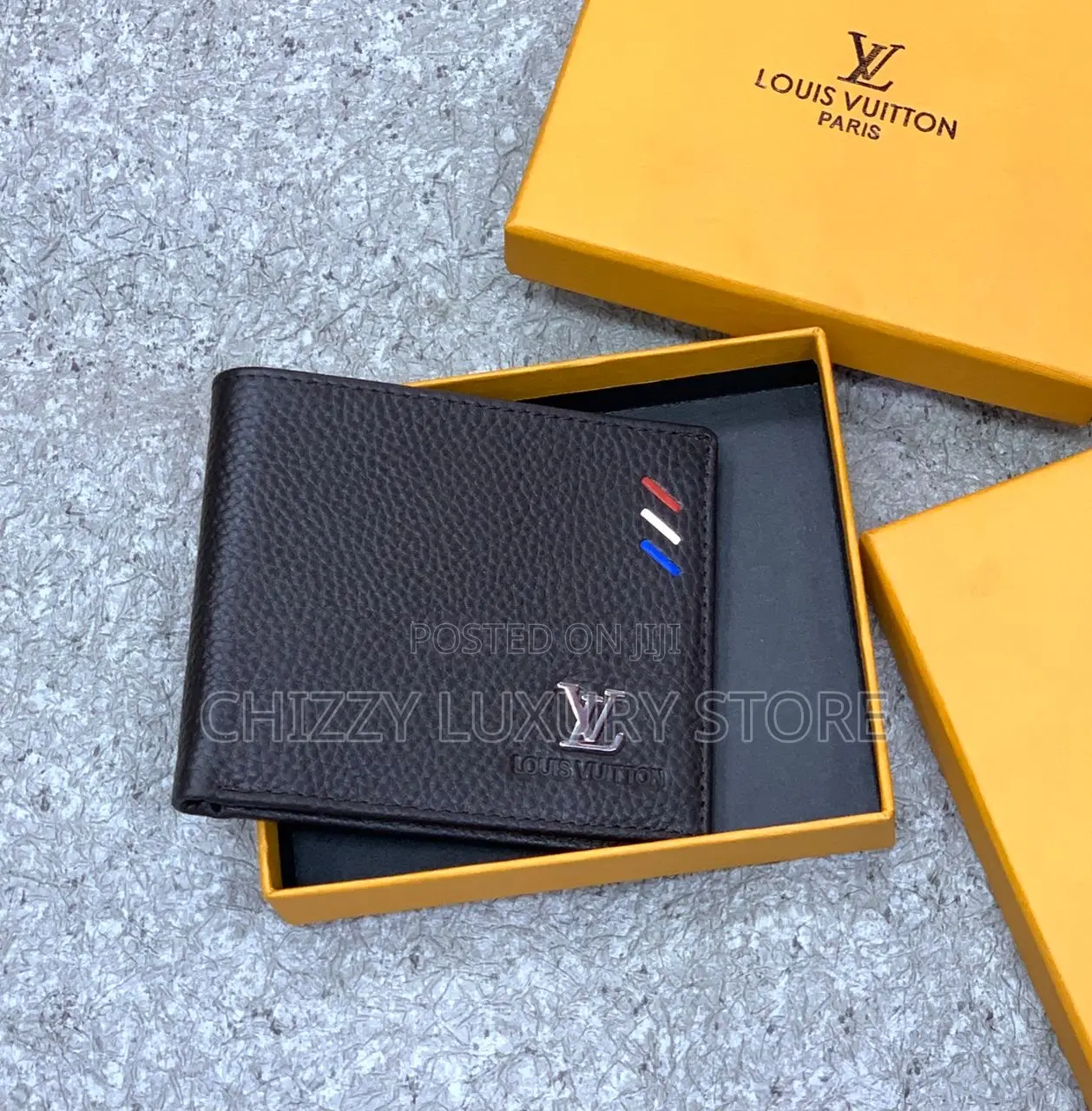 Louis Vuitton Quality Luxury Men Genuine Leather Wallet