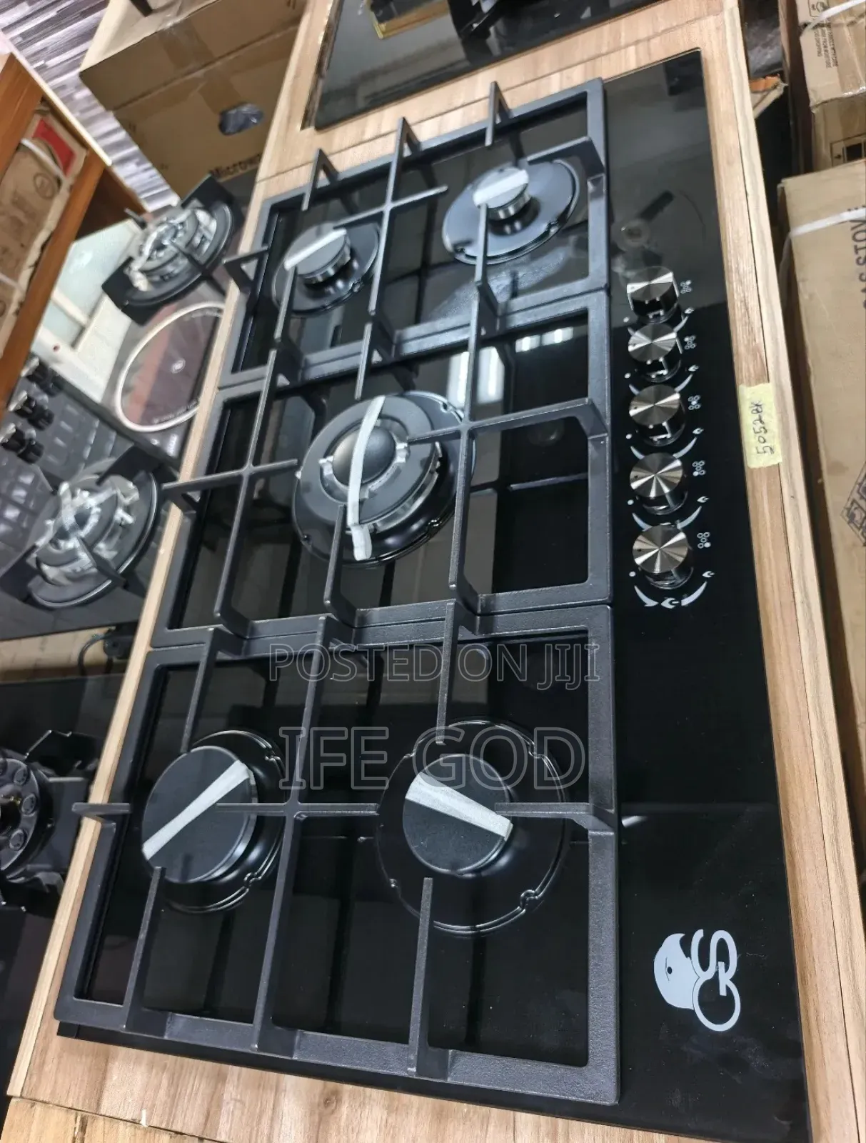 Original Quality Gs Inbuilt Cabinet 90cm 5 Burners Gas Cooker Hob Etc.