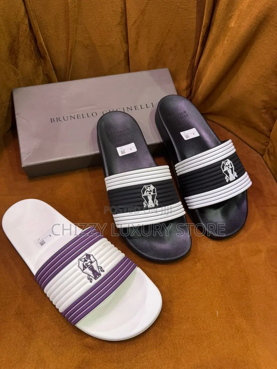 Brunello Cucinelle Quality Luxury Men Slippers