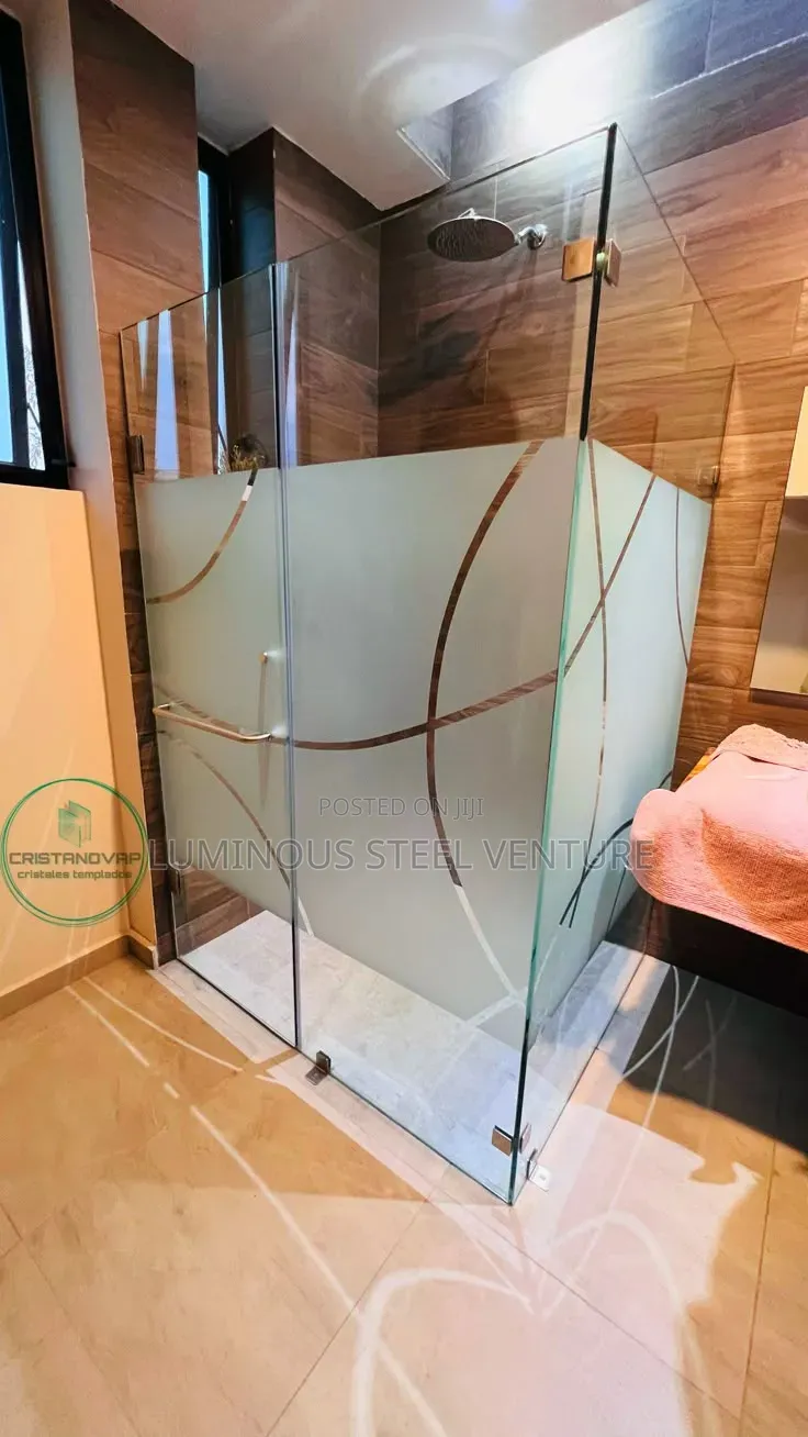 10 Mm Thick CNG Product With a Frosted Sticker Applied on Tampered Gla