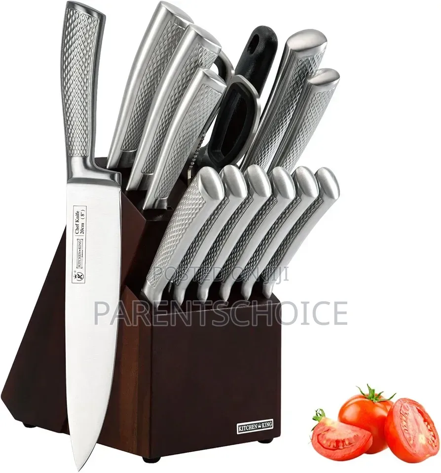 14-Piece 3cr13 Stainless Steel Knife Set