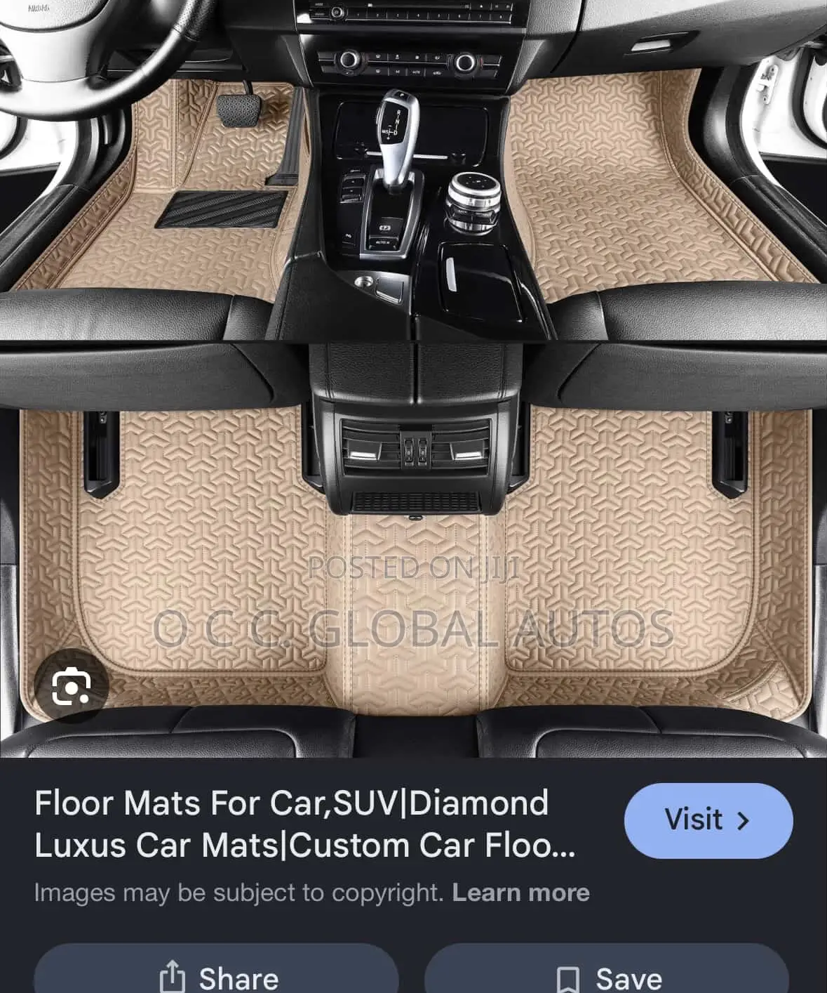 Foot Matt Double Layer for E90 BMW