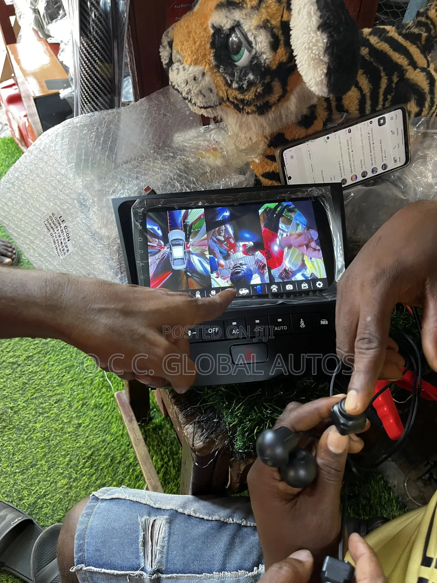 Complete Set of 360 Camera and 360 Android Screen for Gs350