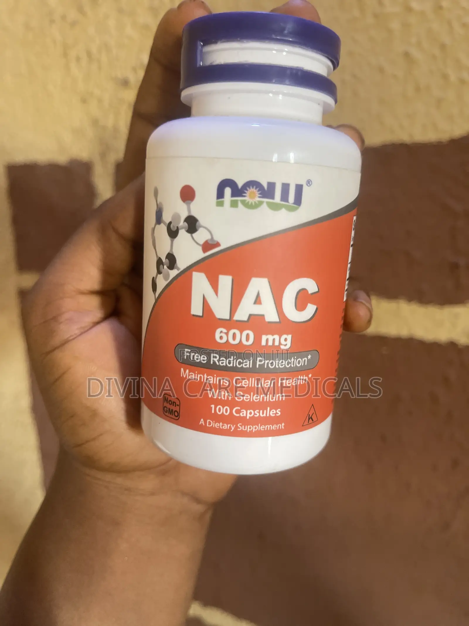 Nac Supplement 600mg –Detox, Pcos Support Antioxidant for TTC Women
