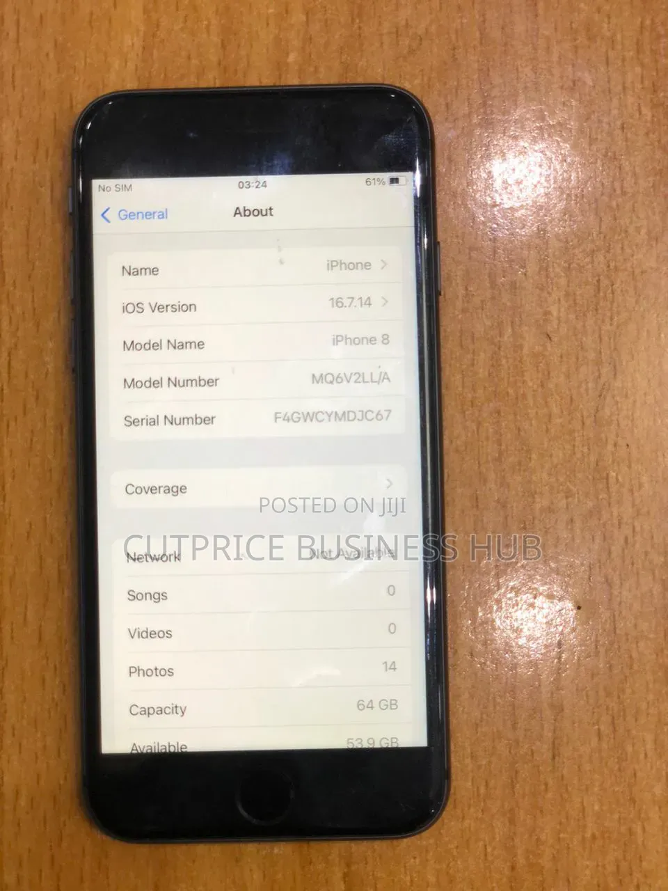 Apple iPhone 8 64 GB Black