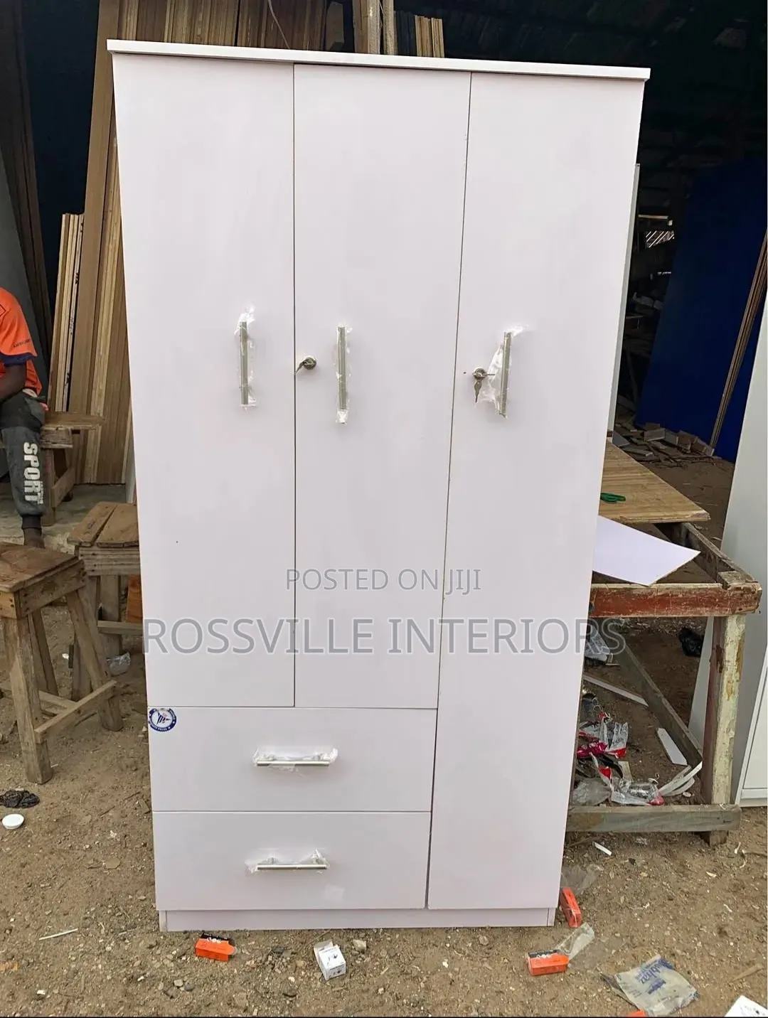 Elegant White Wardrobe
