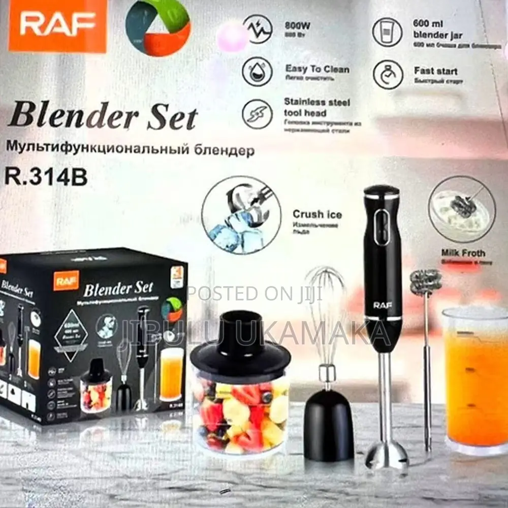 Raf Hand Blender 5 in 1 With Milk Froster