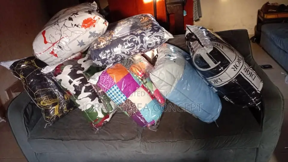 6x6 Duvets Fibre Pillows (Payment on Delivery Within Lagos)