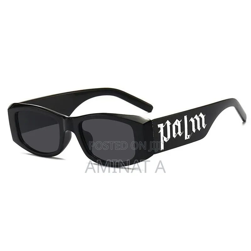 Unisex Hip Hop Palm Angels Square Sunglasses