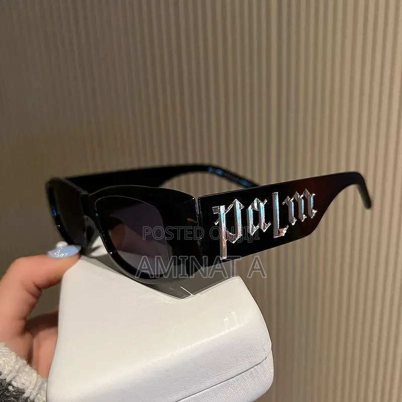 Unisex Hip Hop Palm Angels Square Sunglasses