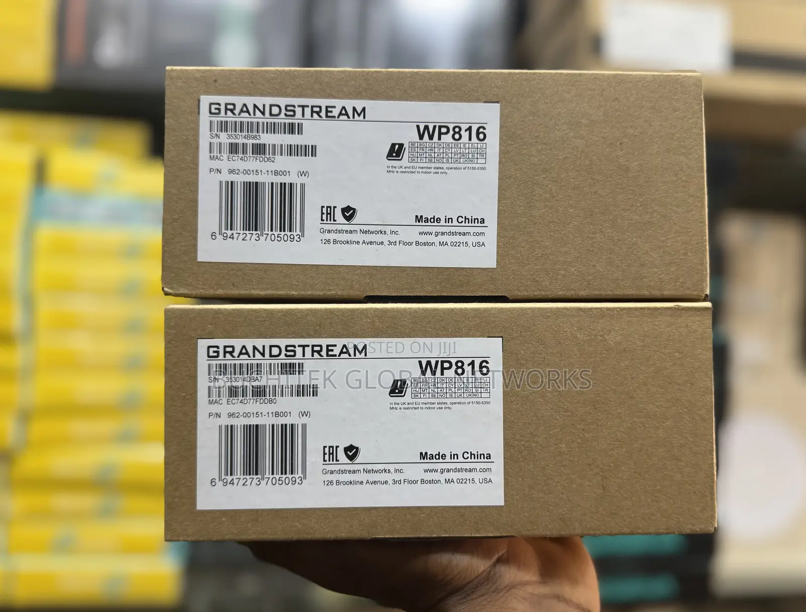 Grandstream Wp816 Cordless Wi-fi Ip Phone.