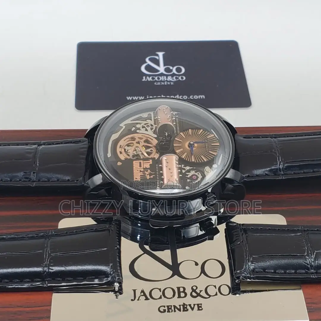 Jacob and Co Quality Luxury Men Automatic Engine Wristwatch