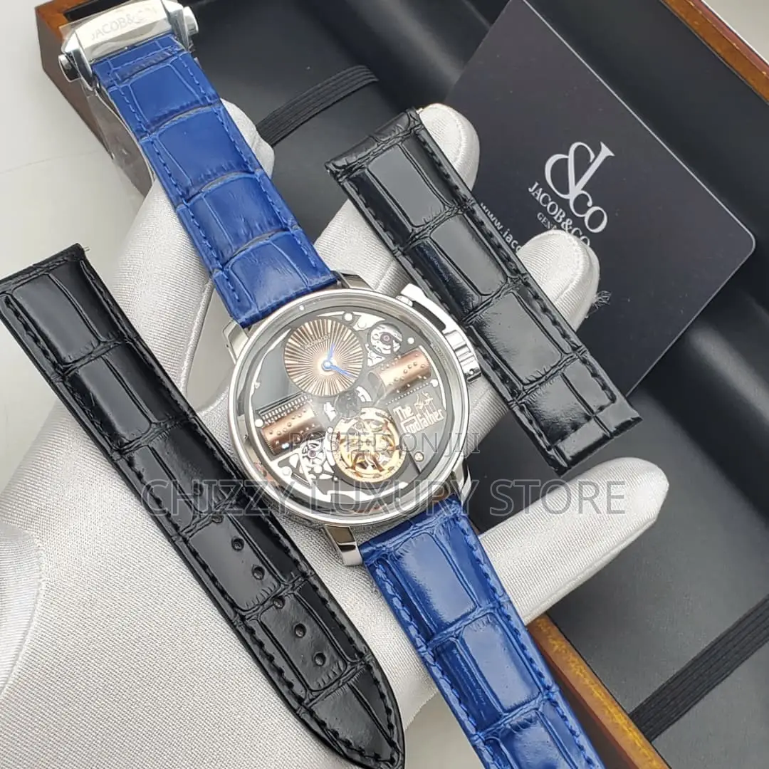 Jacob and Co Quality Luxury Men Automatic Engine Wristwatch