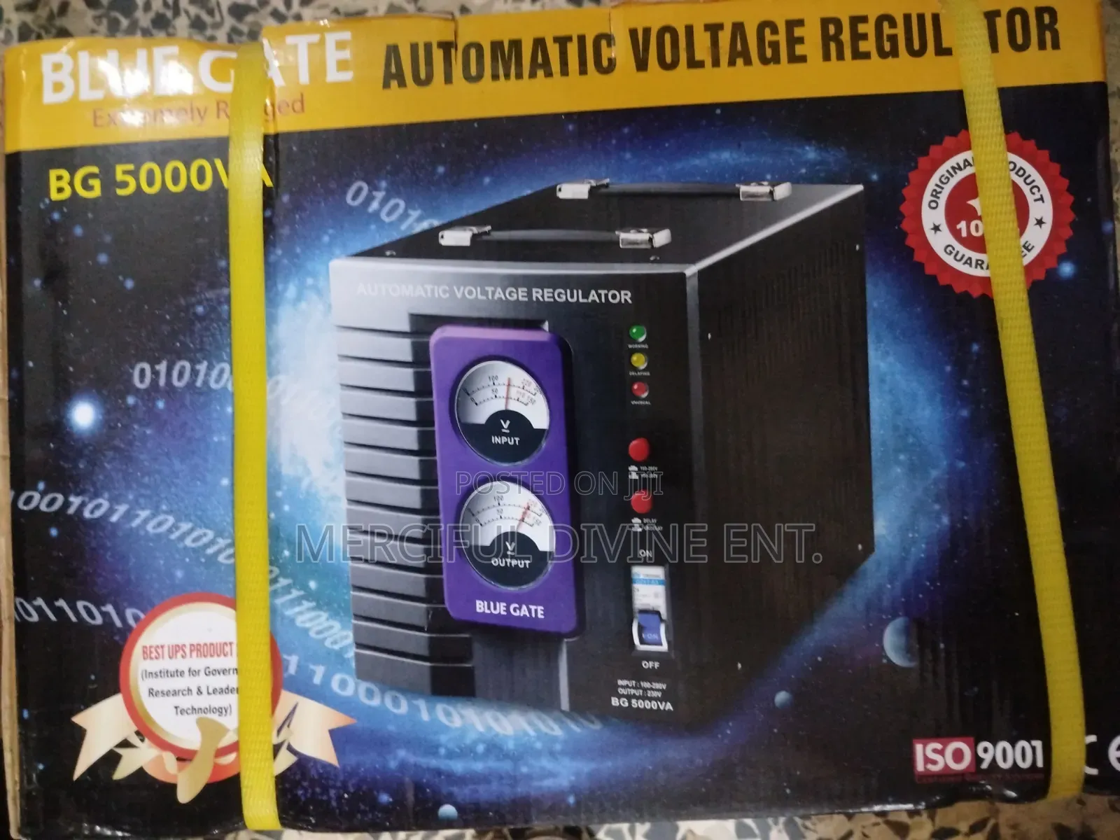 Bluegate Stabilizer 5kva Bg5000 Automatic Voltage Regulator