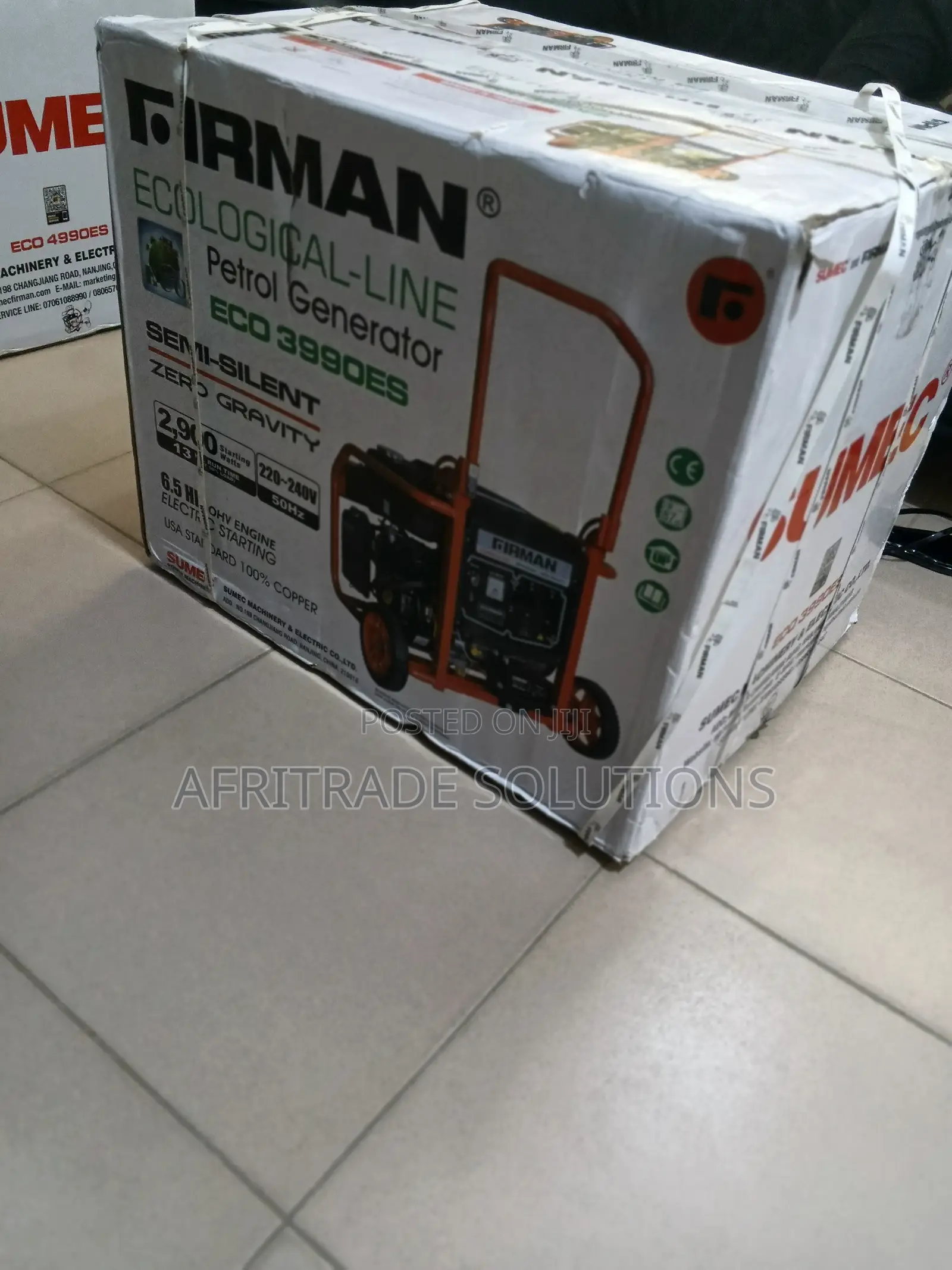 Firman Sumec Eco 3990es Generator – 2.5kva Petrol 2900w