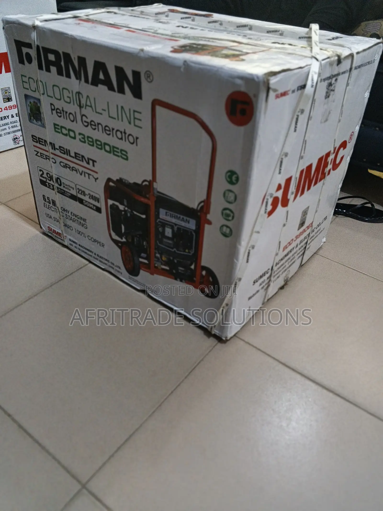 Firman 3990es Eco Generator – 2900w, 2.5kva Performance
