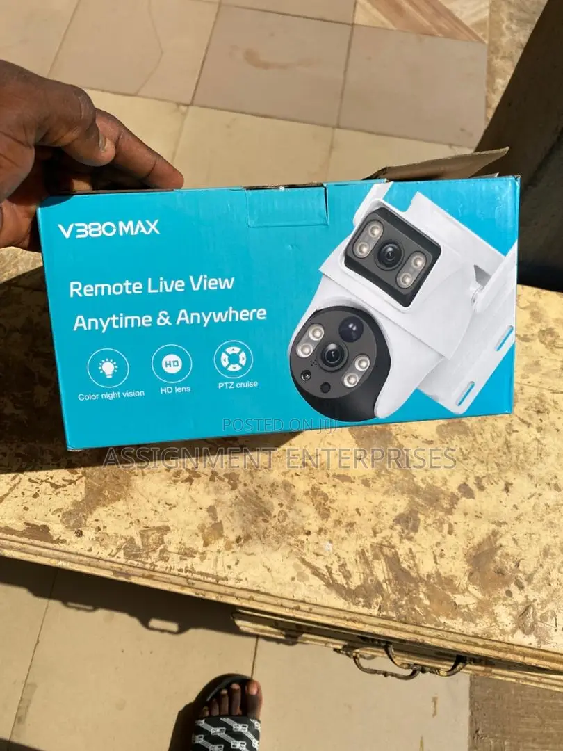 V380 Max Dual-Lens Security Camera – Hd Remote Live View