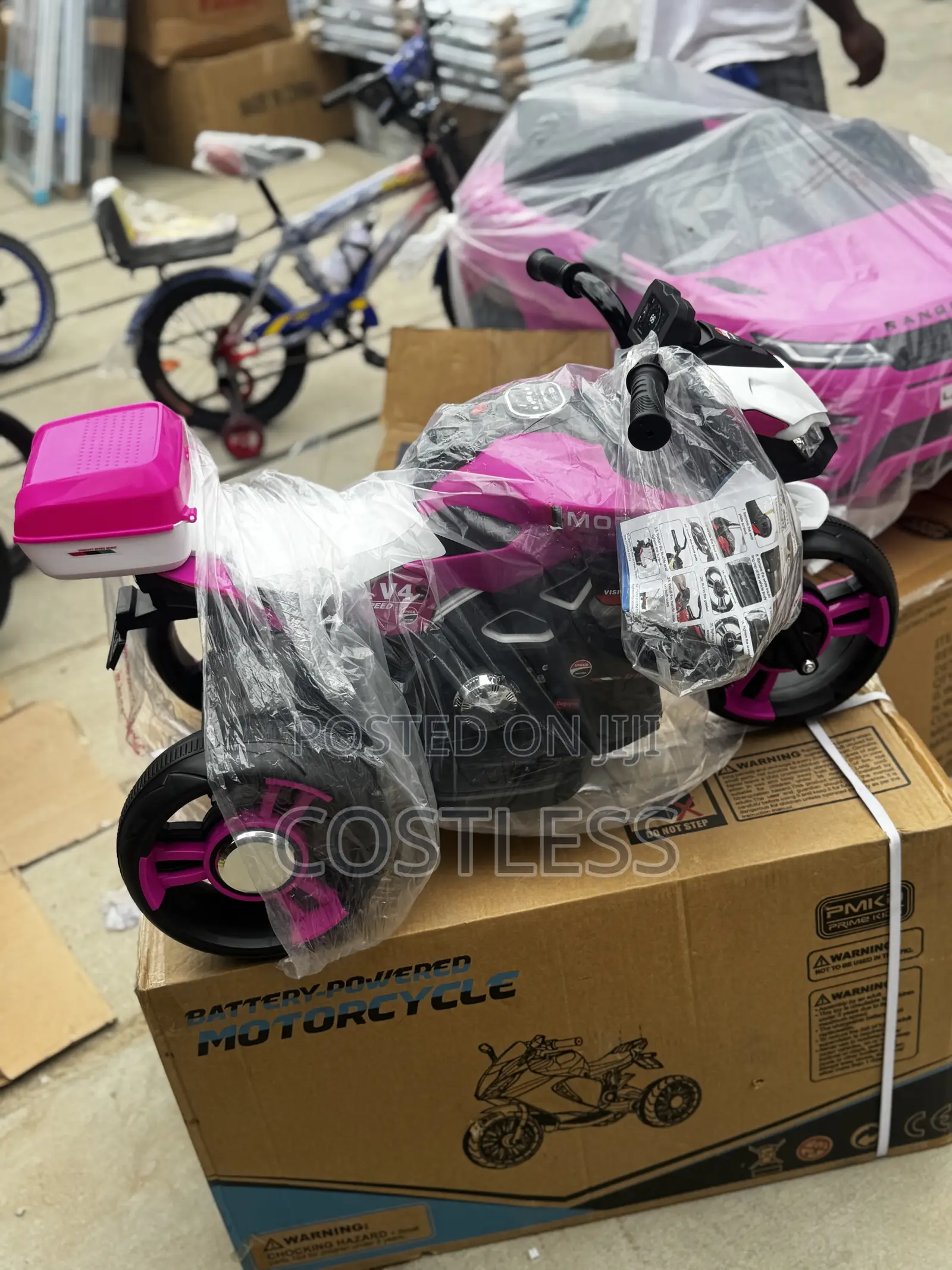 Rechargeable Electric Power Bike for Children.