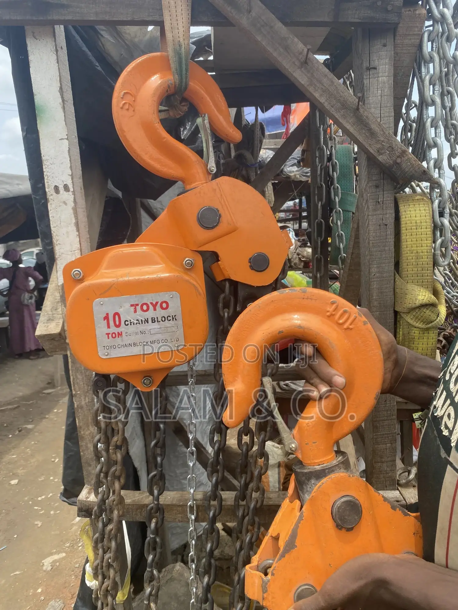 10 Tons Heavy Duty Chain Block – Industrial Manual Hoist for Lifting