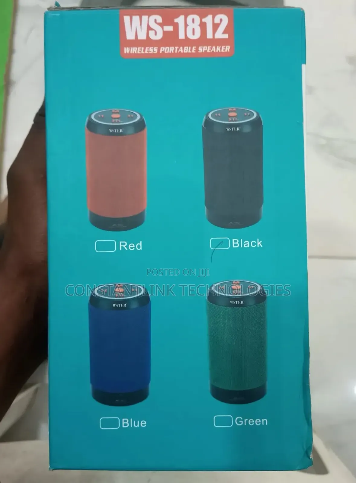 Wster Wireless Portable Speaker Ws-1812