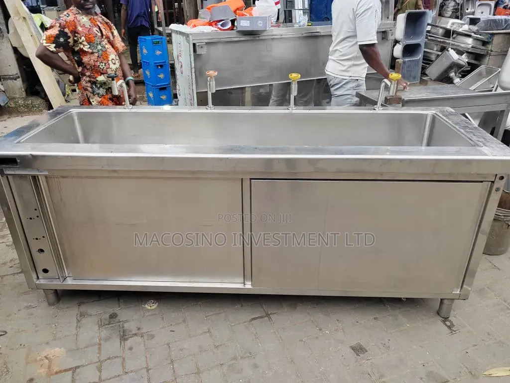 Commercial-Grade Stainless Steel Trough Sink